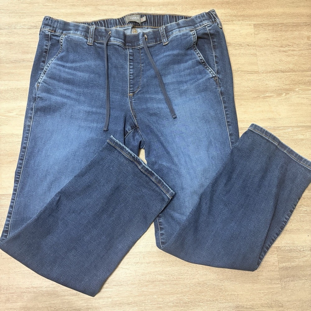 Torrid Weekend Boyfriend Straight Jeans Plus Size 1R Super Soft Elastic Waist